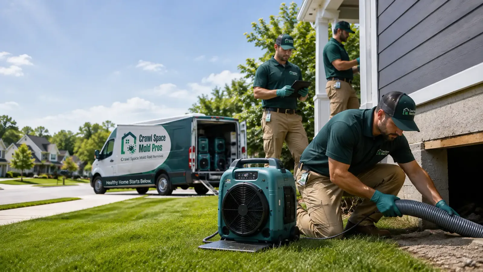 Crawl Space Mold Removal in New Richmond, WI